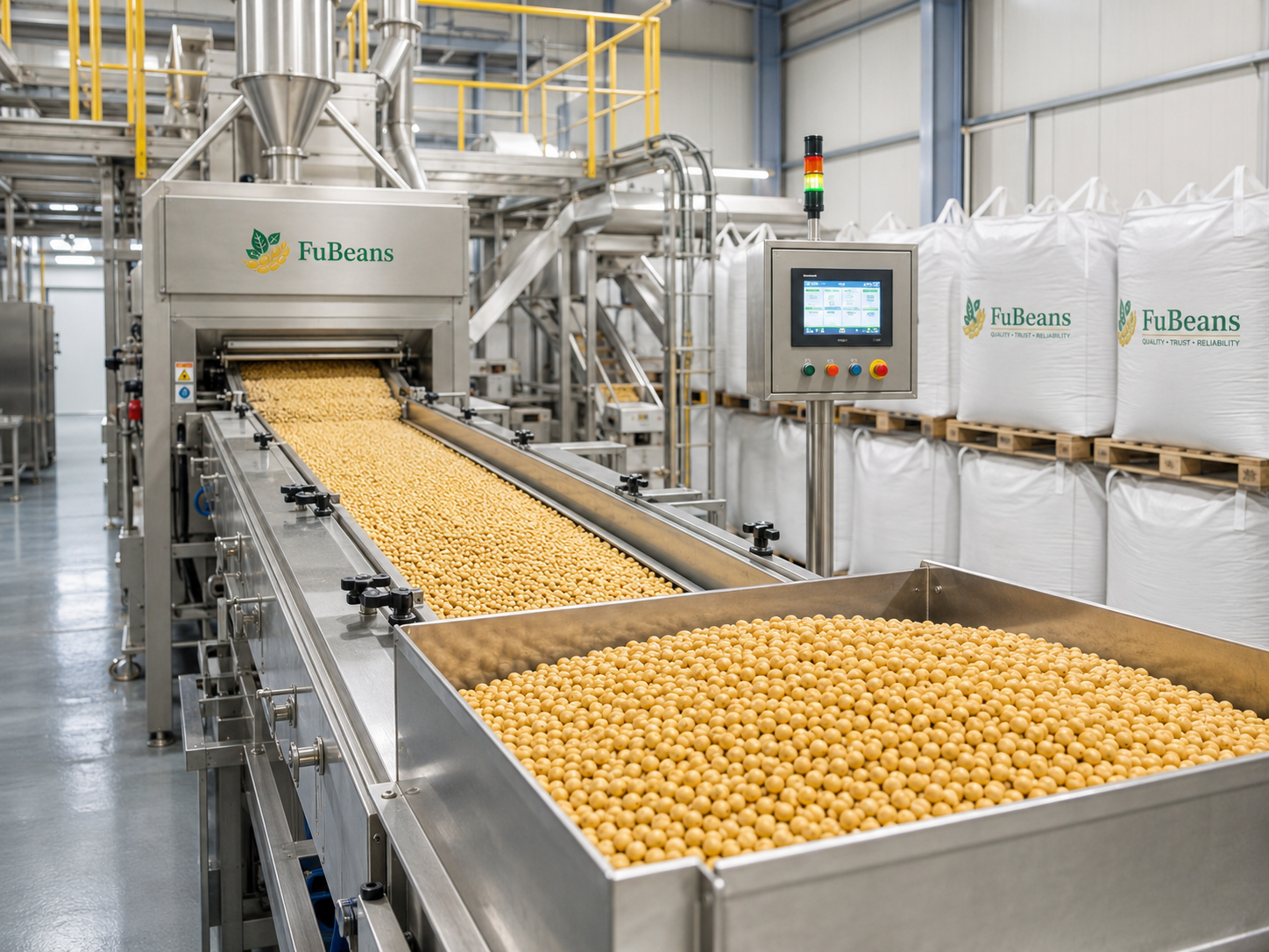 FuBeans 黃豆加工與包裝設備